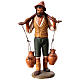 Uomo porta acqua presepe Deruta 30 cm in terracotta s1