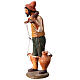 Uomo porta acqua presepe Deruta 30 cm in terracotta s4