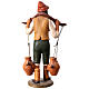 Uomo porta acqua presepe Deruta 30 cm in terracotta s5