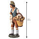 Nativity Scene figurine, shepherd with cheese 30cm Deruta s2
