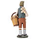 Berger avec fromage pour crèche 30 cm terre cuite Deruta s4