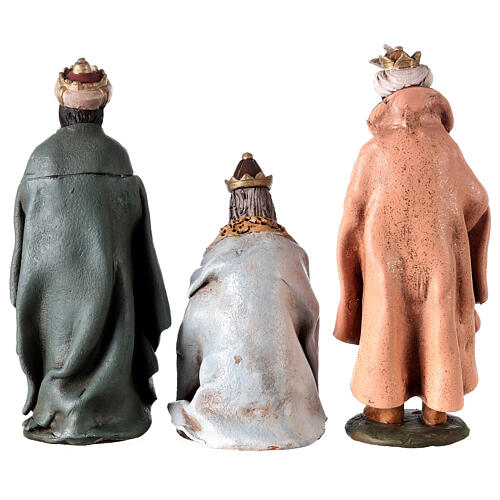 Heilige Drei Könige aus Terrakotta Deruta, 30 cm 11