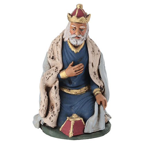 Re magi presepe Deruta 30 cm in terracotta 5
