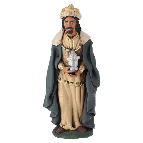 Trzej Królowie Magowie szopka Deruta 30 cm z terakoty 3