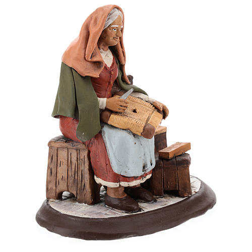 Nativity Scene figurine, chairmender 30cm Deruta 4