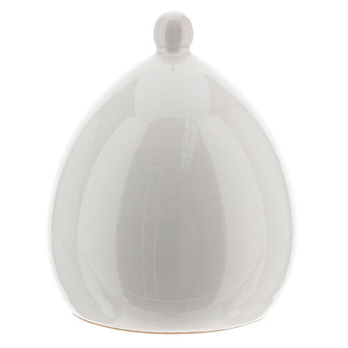 Szopka, kropla biała, scena Bożego Narodzenia, 15 cm, terakota Deruta 4