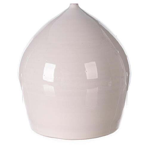 Szopka z białej terakoty, Święta Rodzina, Deruta, 20×18 cm 4