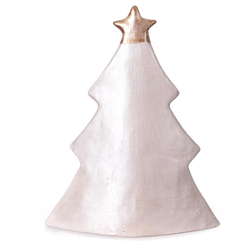 Sacra Famiglia albero Natale terracotta Deruta decoro elegante 19 cm 4