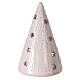 Christmas tree with natural Holy Family set in Deruta terracotta 15 cm s4