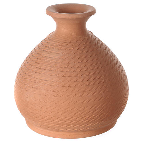 Ozdoba bożonarodzeniowa, wazon, terakota, Deruta, 12 cm 4