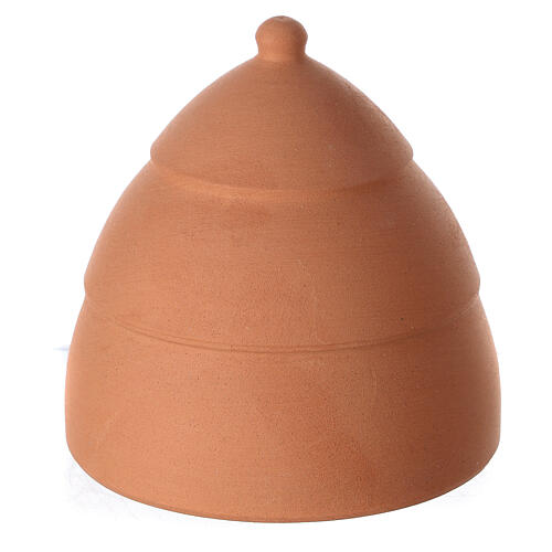 Cabana Natividade de Jesus mini pinheiro terracota bicolor Deruta 10 cm 4