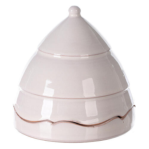 Cabana Natividade mini-pinheiro estilizado terracota bicolor Deruta 10 cm 3