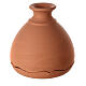Vase with Holy Family two-toned Deruta terracotta 10 cm s3