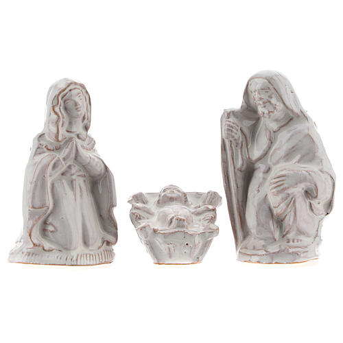 Zestaw 20 elementów do szopki bożonarodzeniowej, terakota, Deruta, 10 cm 2