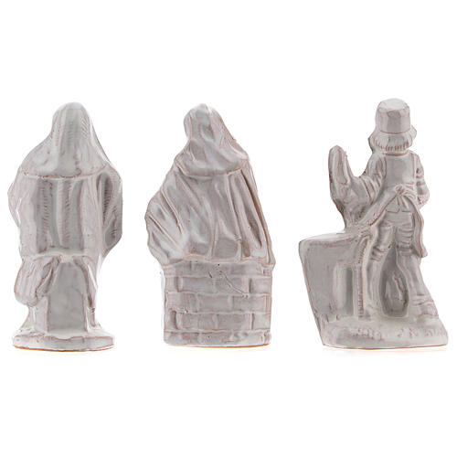 Zestaw 20 elementów do szopki bożonarodzeniowej, terakota, Deruta, 10 cm 9