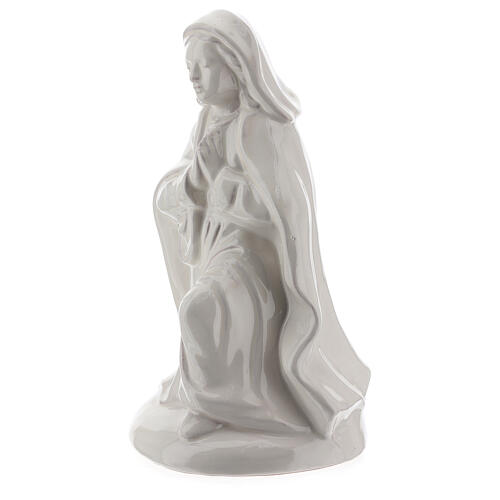 Krippenszene Geburt Jesus Christus in weiß 5 Stk., 40 cm 5