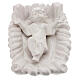 Nativity scene 40 cm white terracotta Deruta 5 pcs s2