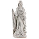 Nativity scene 40 cm white terracotta Deruta 5 pcs s4