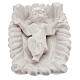 Holy Family set 40 cm white Deruta terracotta 5 pcs s2