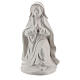 Holy Family set 40 cm white Deruta terracotta 5 pcs s3