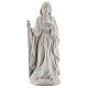 Holy Family set 40 cm white Deruta terracotta 5 pcs s4