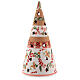 Christmas cone Nativity country natural terracotta 25 cm Deruta s4