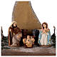 Nativity scene 8 cm star comet terracotta Deruta 25x20x15 cm s2