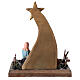 Nativity scene 8 cm star comet terracotta Deruta 25x20x15 cm s5