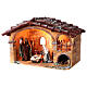 Hütte aus Keramik für Krippe Deruta, 18 cm 30x45x25 cm s3