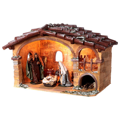 Ceramic Nativity Scene from Deruta 18 cm 30x45x25 cm 3