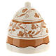 Capanna tagliata Natività terracotta Deruta Crema 10 cm s4