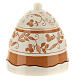 Open stable Nativity Deruta terracotta cream 10 cm s1
