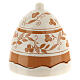 Open stable Nativity Deruta terracotta cream 10 cm s4