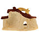 Hamlet with Nativity stable, Deruta terracotta with wooden finish, 3.5x5.5x2.5 in s4