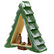 Cabana Natividade árvore de Natal verde terracota com figuras altura média 6 cm; 21,5x19,5x6 cm s2