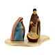 Modern stylised Nativity, Deruta terracotta, for 10 cm Nativity Scene s3