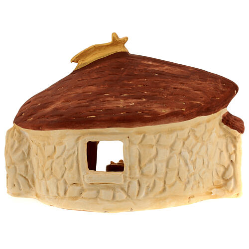 Szopka bożonarodzeniowa z terakoty Deruta w nowoczesnym stylu, 10 cm 5
