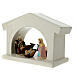 Capanna Natività moderna Terracotta Deruta presepe 10 cm s2