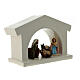 Capanna Natività moderna Terracotta Deruta presepe 10 cm s3