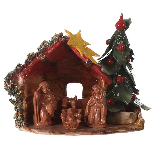 Set 5 vasi terracotta presepe 8 cm