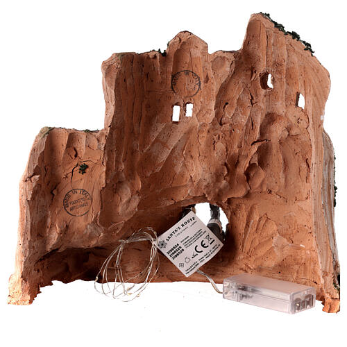 Scena Natività terracotta Deruta statuine decorate 6 cm 5