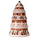 Christmas tree with Nativity, medium size, painted Deruta terracotta, 9x5.5 in s4