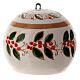 Kula otwarta, Święta Rodzina, kremowa, terakota Deruta, 8cm s4