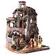 Borgo Natività terracotta decorata Deruta statuine dipinte 6 cm s4