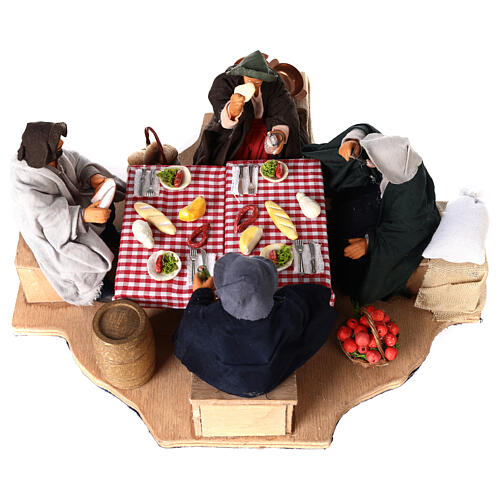 Animated nativity scene set, 4 characters 12 cm 3
