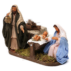 Animated Neapolitan Nativity 12 cm