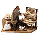 Animated nativity scene, bread seller 12 cm s5