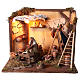 Animated nativity scene, cellar set 12 cm s1