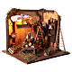 Animated nativity scene, cellar set 12 cm s4