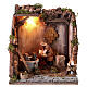 Animated nativity scene, oil mill scene 12 cm s1